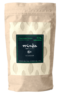 43% COCOA Disc Shaped Chocolate Drops All Natural - Kosher