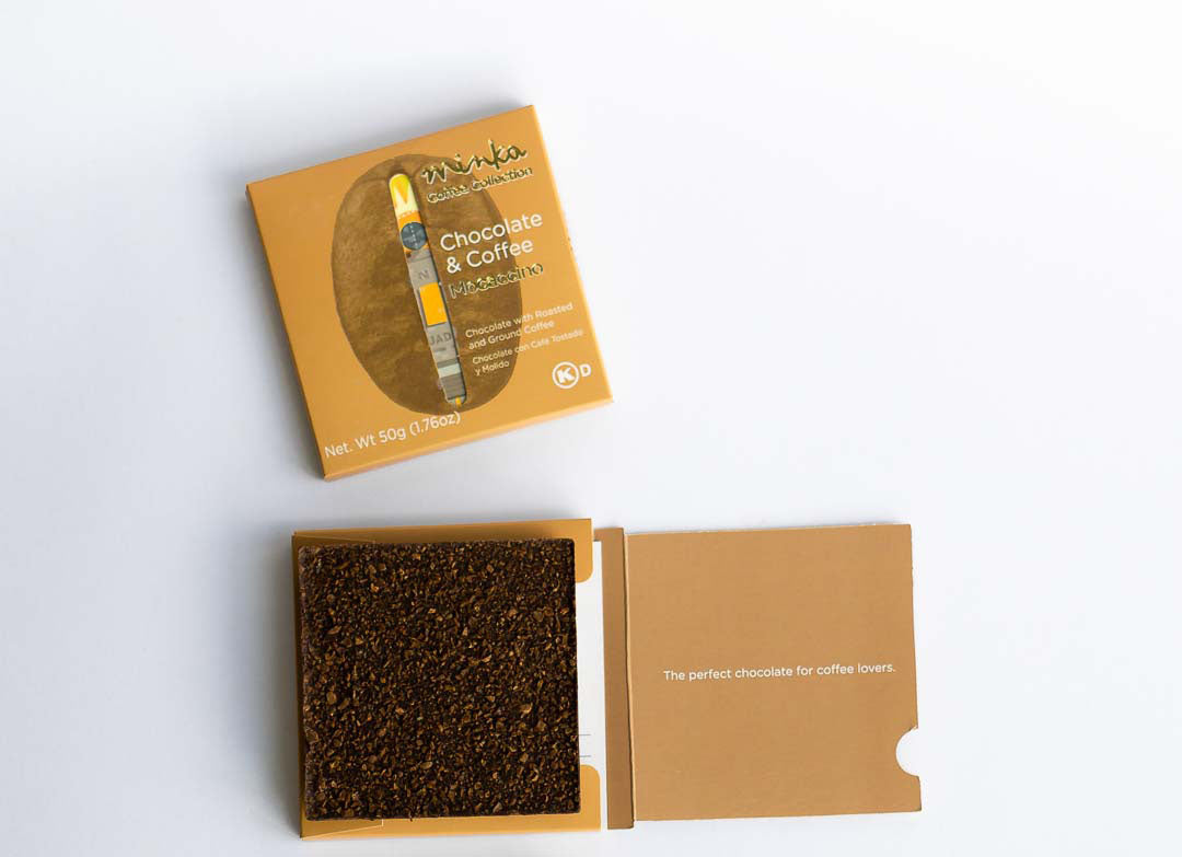 MOCHACCINO MILK CHOCOLATE BAR - Arabica Coffee - Equator Postcard