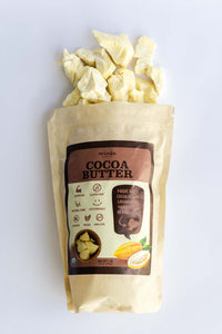 COCOA BUTTER - Organic - No Sugar - Keto - All Natural - Kosher 1 Lb