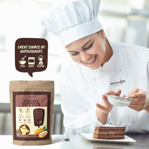 COCOA BUTTER - Organic - No Sugar - Keto - All Natural - Kosher 1 Lb