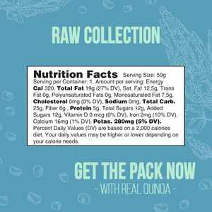 77% COCOA Organic Raw Chocolate Bar w Quinoa - Tree to Bar - All Natural - Kosher - 1.76 Oz